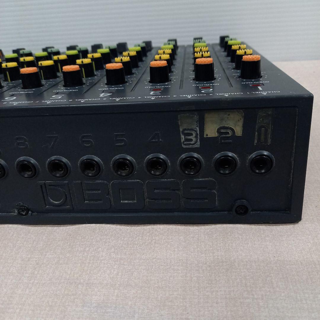 現状渡し BOSS 8チャンネル ステレオミキサー BX-800 ボス