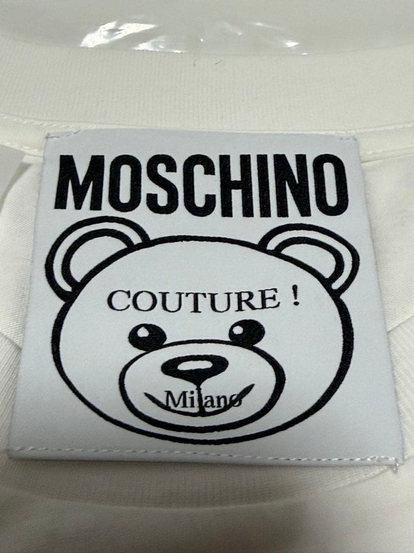 MOSCHINOモスキーノ テディベア Tシャツ Mサイズ ホワイト 新品未使用