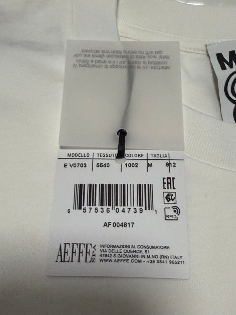 MOSCHINOモスキーノ テディベア Tシャツ Mサイズ ホワイト 新品未使用