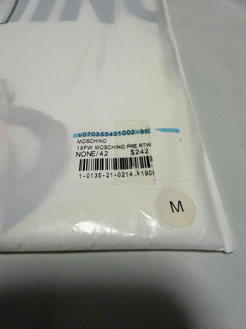 MOSCHINOモスキーノ テディベア Tシャツ Mサイズ ホワイト 新品未使用