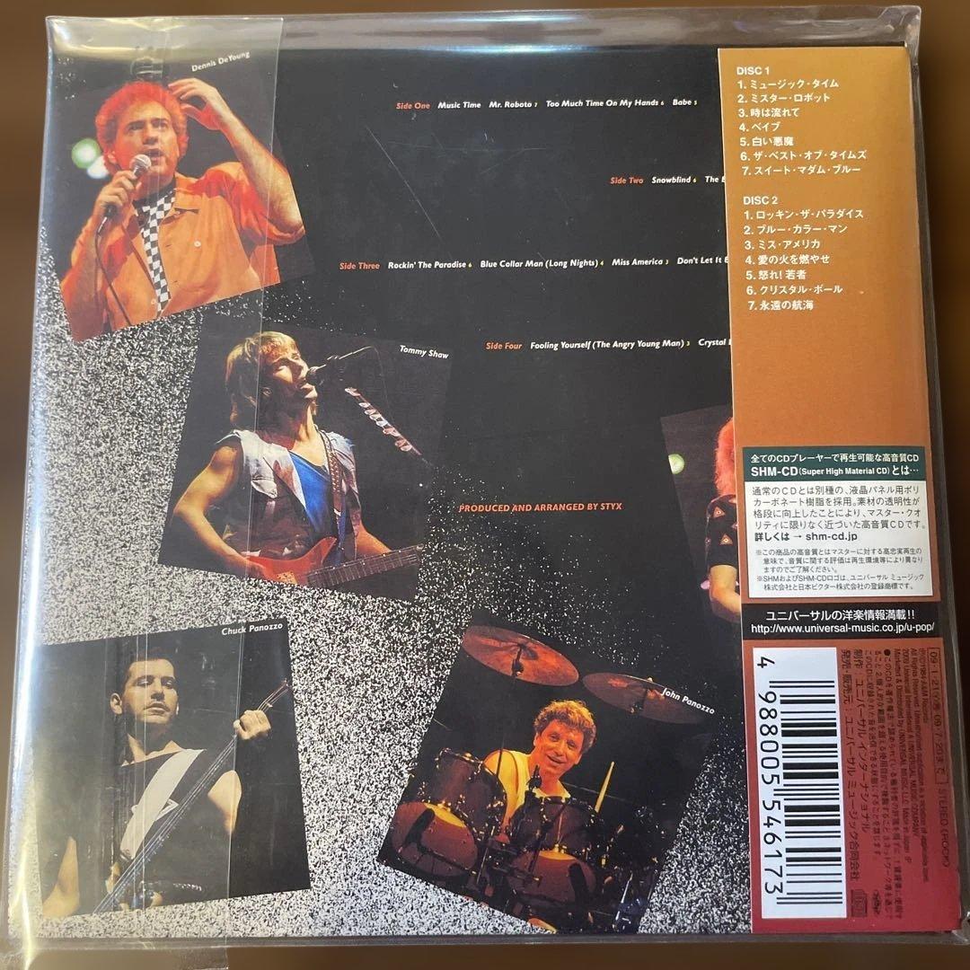 AOR 紙ジャケットCD スティクス/コート・イン・ジ・アクト