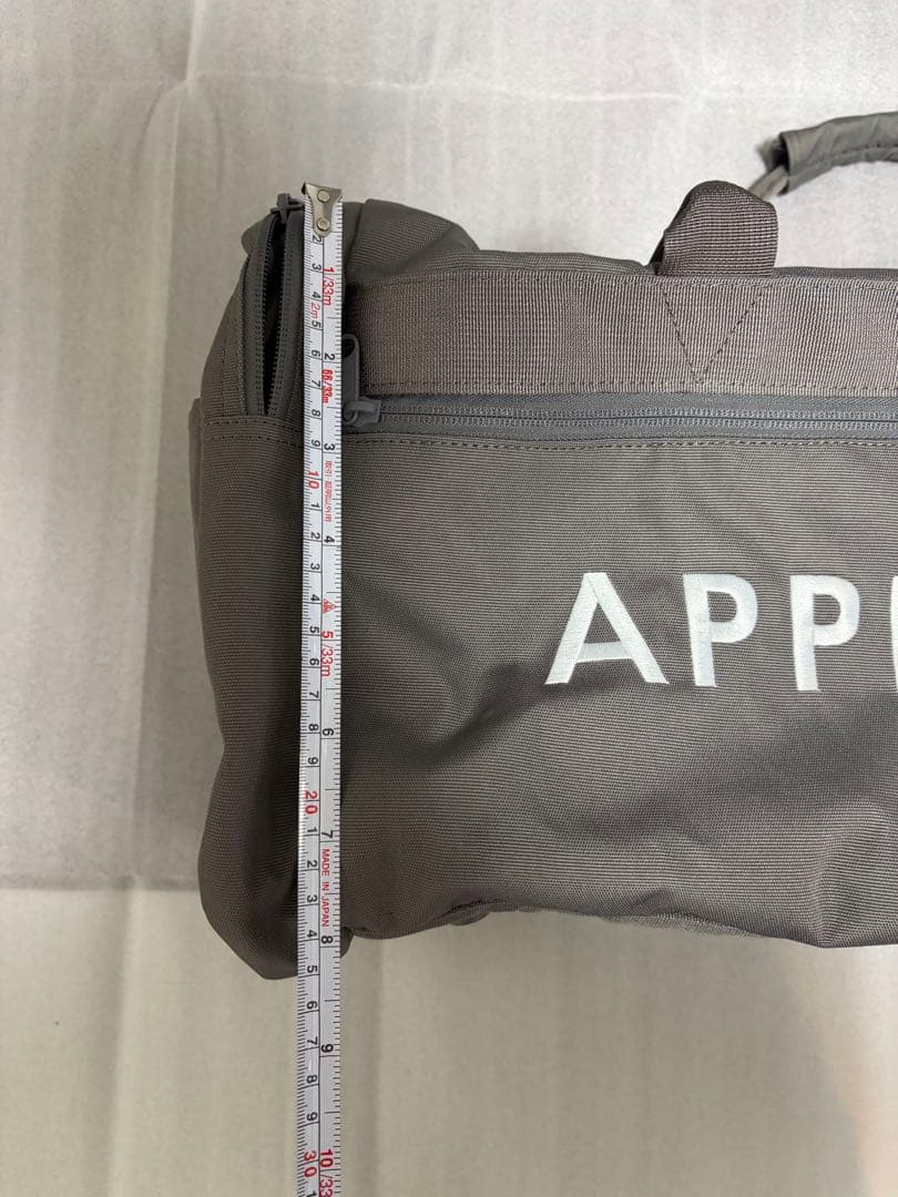 applebum ボストンバッグ　グレー　美品