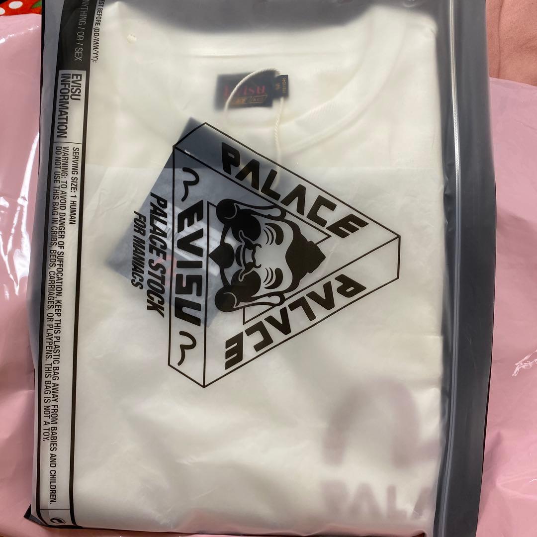 トップス PALACE x EVISU Heavy Wash T Shirt