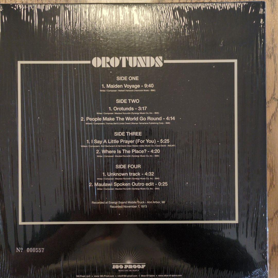 洋楽 Maulawi / Orotunds 2LP reissue