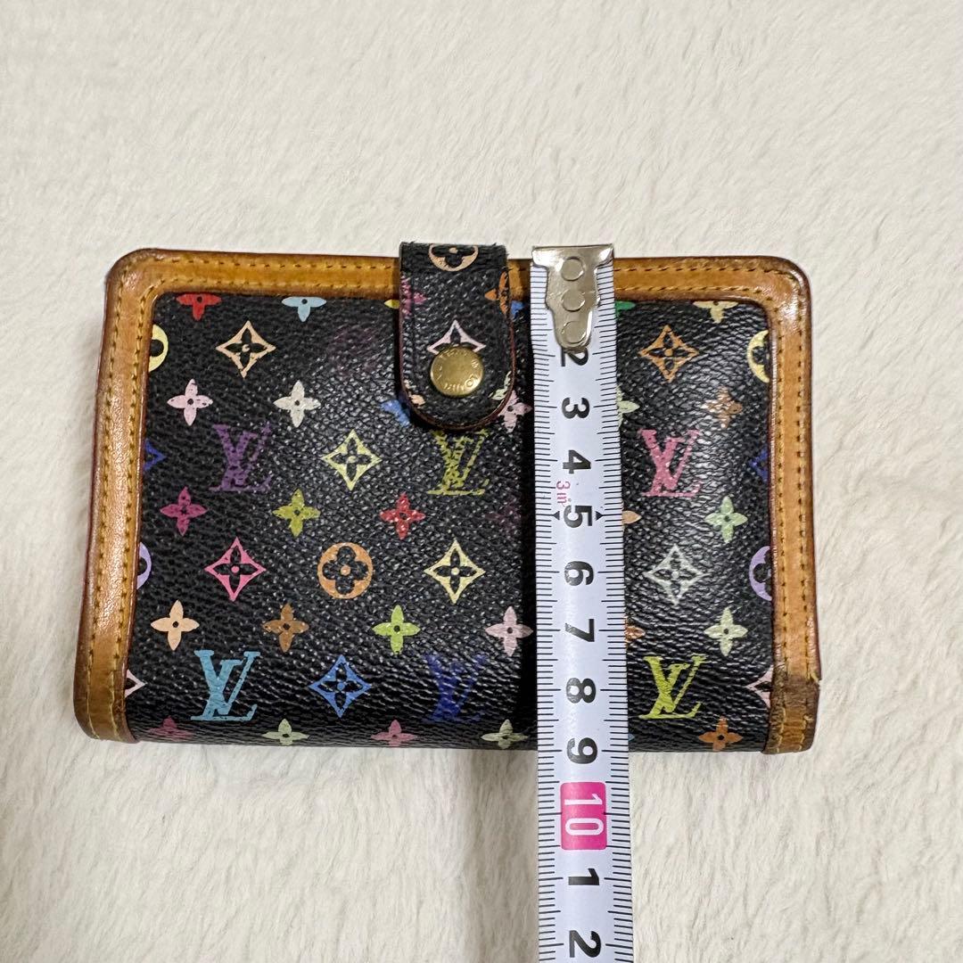 限定 ルイヴィトン×村上隆 マルチカラー モノグラム 折財布 がま口
