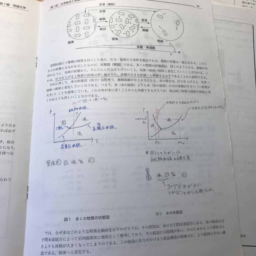 鉄緑テキストお値下げしました！鉄緑会 高3 化学セット