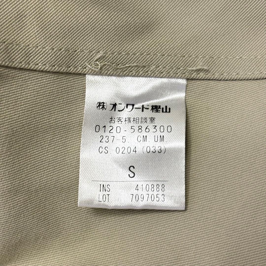アンフィーロ オンワード樫山 ショートトレンチコート ￼S ベージュ