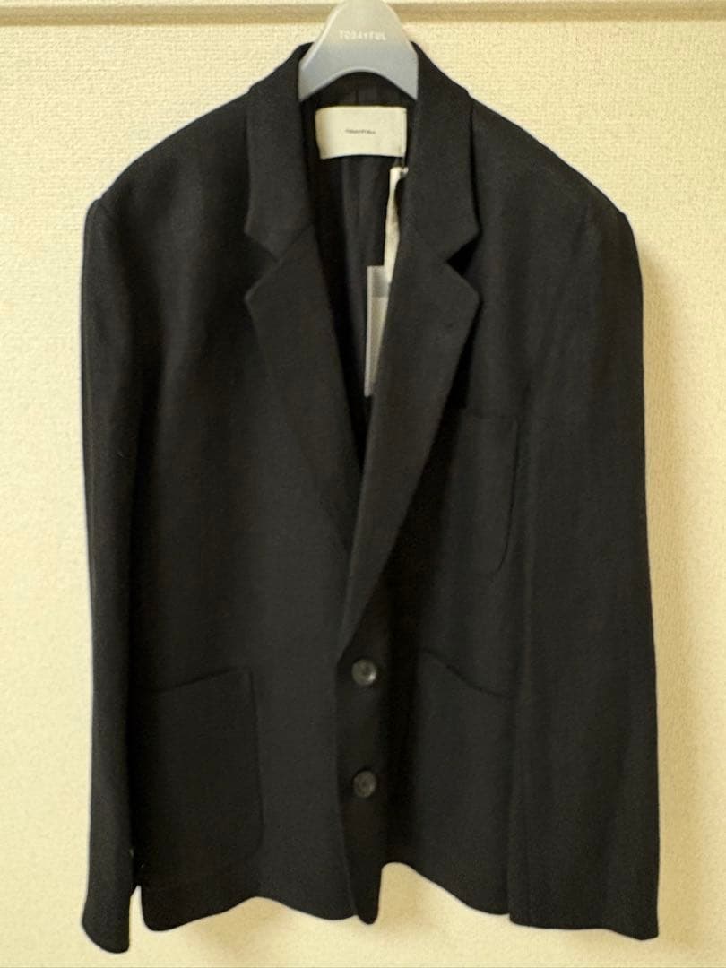 TODAYFUL Boyfriend Linen Jacket 黒 38