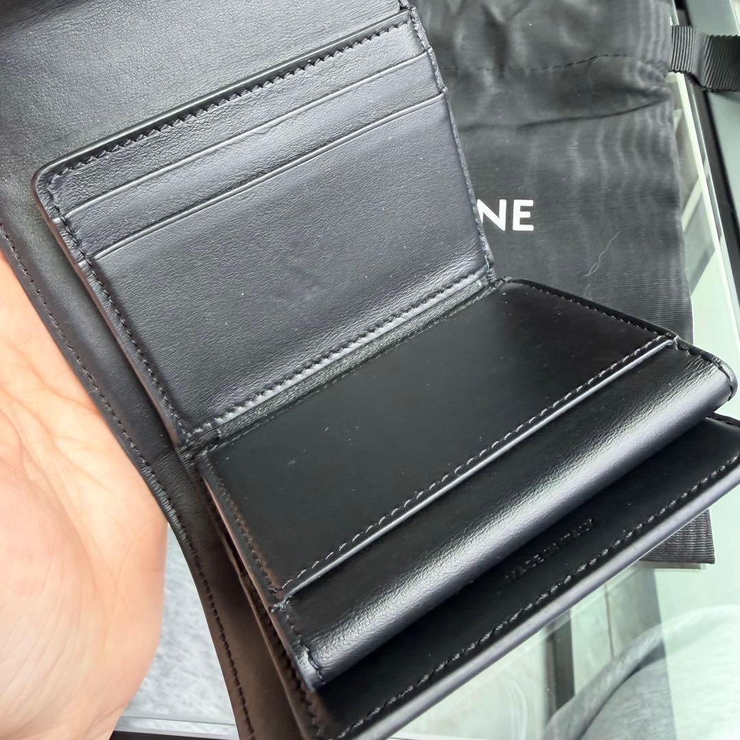 272727様 CELINE 三つ折り財布 ブラック