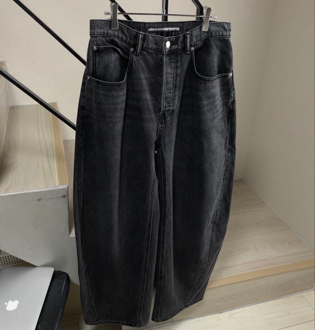 極美品 ALEXANDER WANG オーバーサイズ バルーン デニムパンツ
