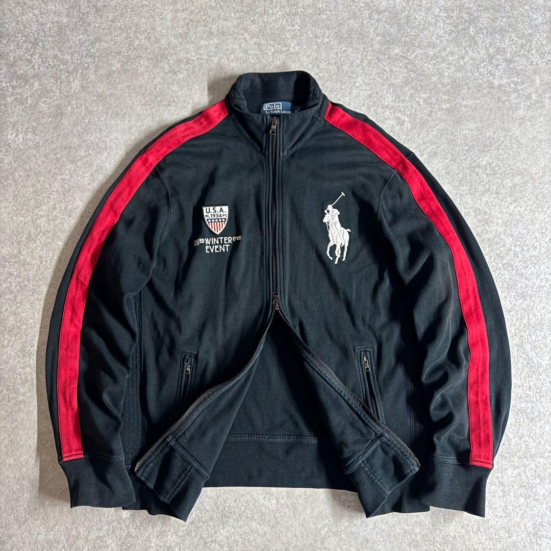 ジャケット・アウター Ralph Lauren big pony double zip blouson