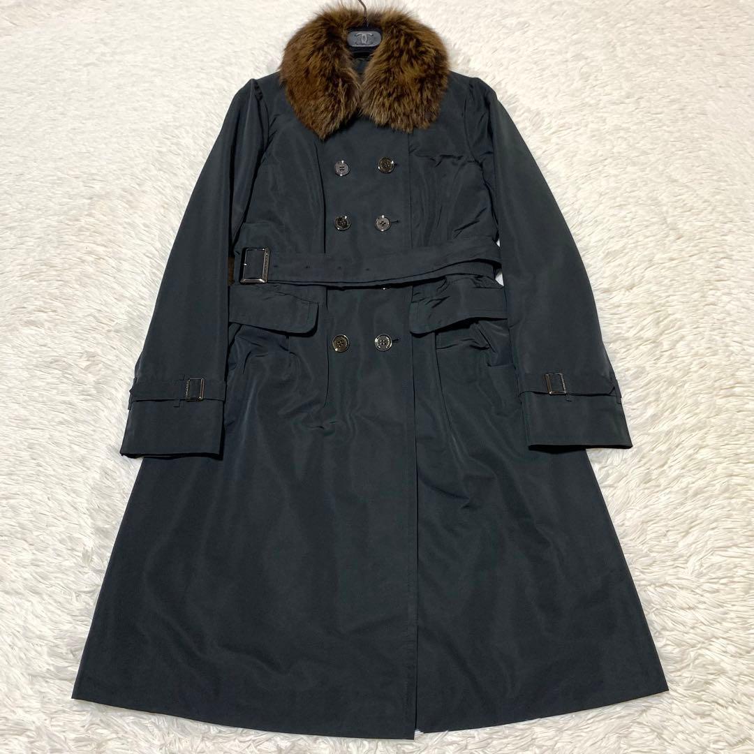 美品　バーバリーロンドン　トレンチコート　フォックス　ノバチェック　XL