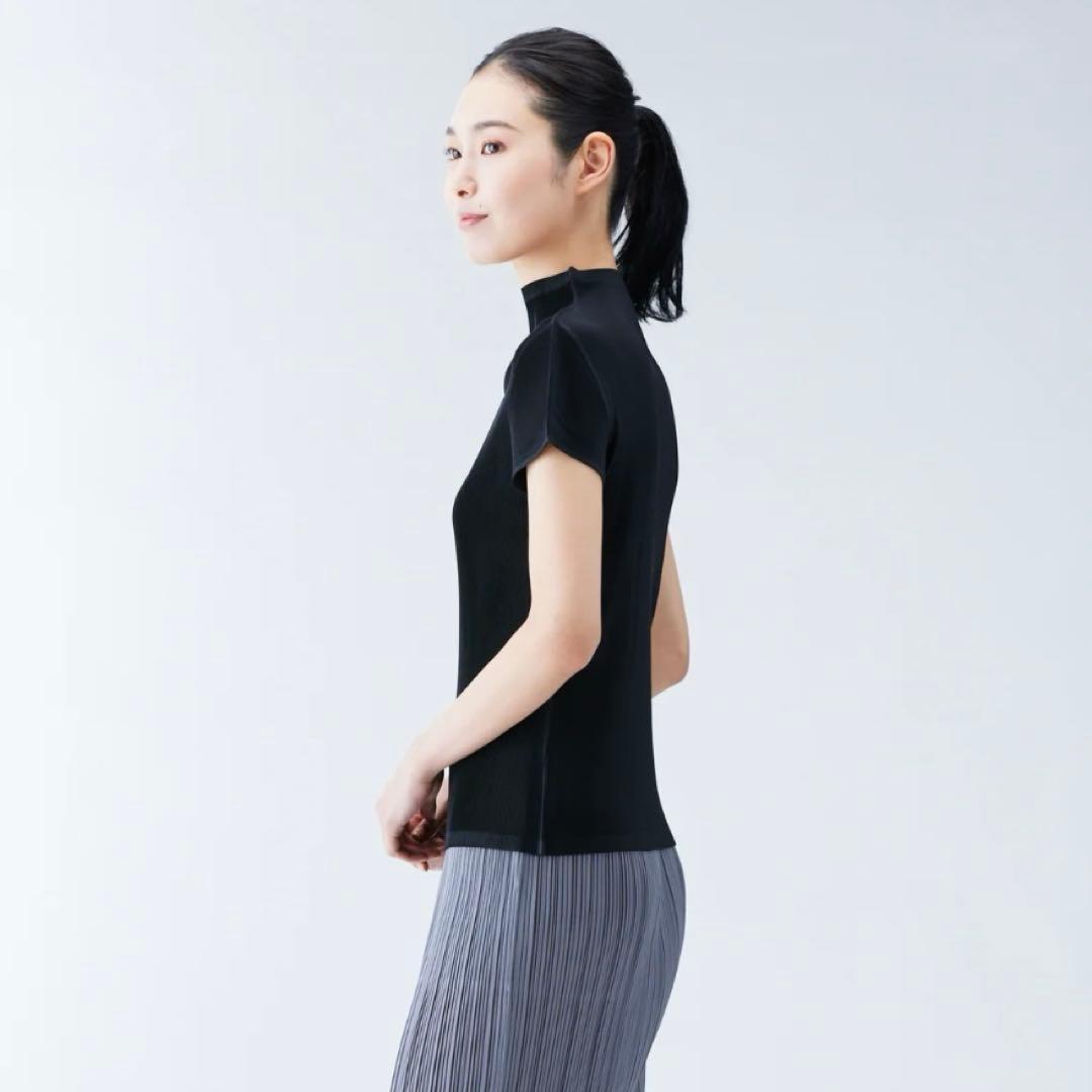 PLEATS PLEASE /プリーツプリーズ　1mm カットソー　ブラック