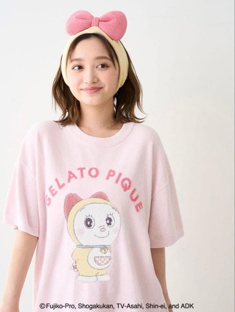 【新品】gelato pique ドラミちゃん プルオーバー&ショートパンツ