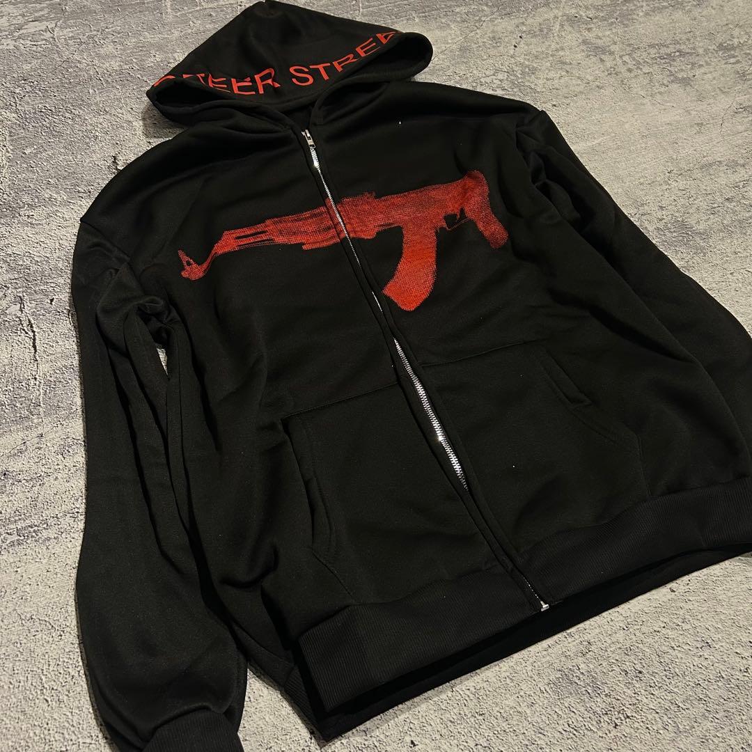 ジャケット・アウター GREER - Opium gun design zip up hoodie