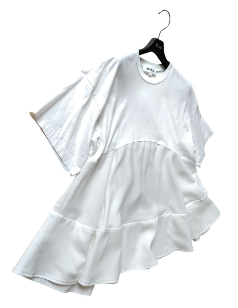 【ENFOLD】25商品　FLARE DOCKING T-SHIRT　38
