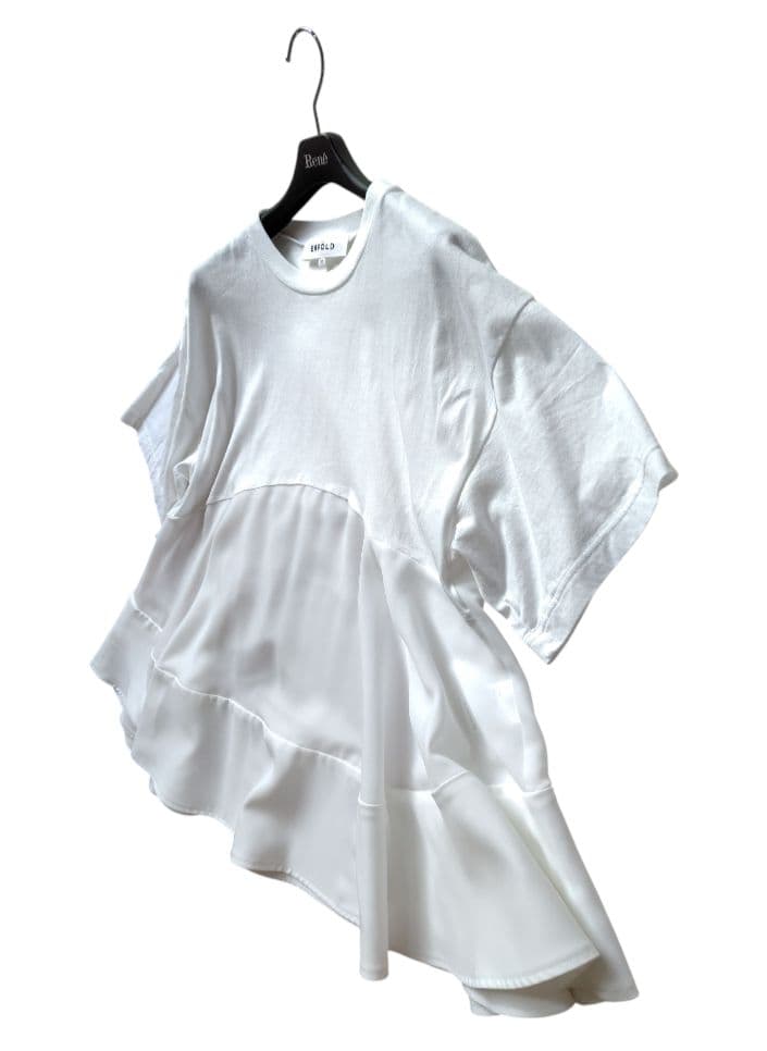 【ENFOLD】25商品　FLARE DOCKING T-SHIRT　38