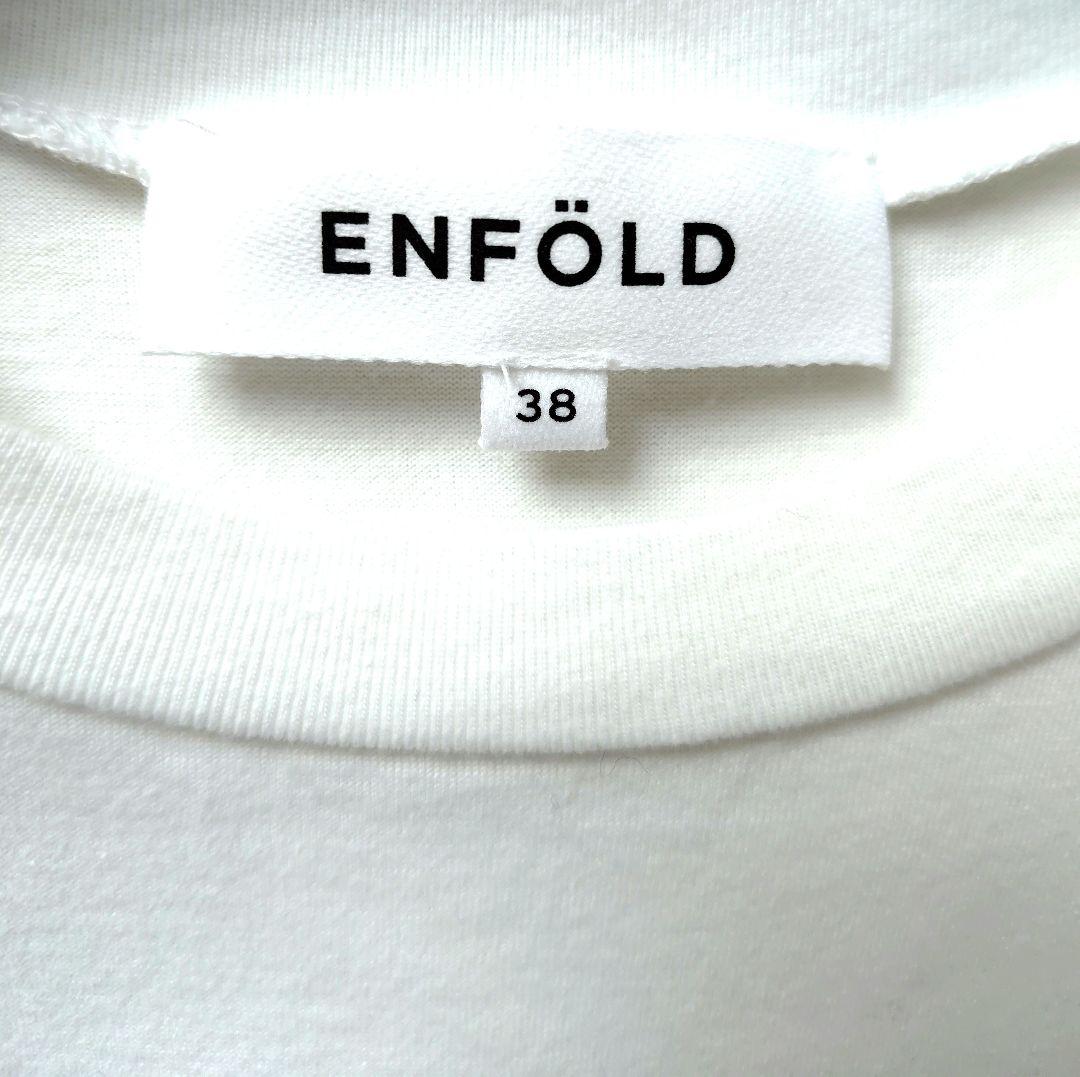 【ENFOLD】25商品　FLARE DOCKING T-SHIRT　38
