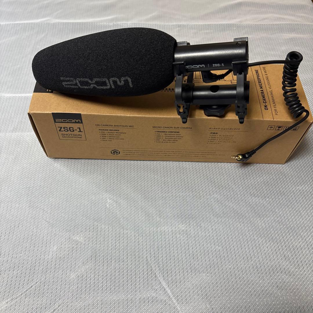 ZOOM ZSG-1 ショットガンマイク　超軽量ショットガンマイク40g