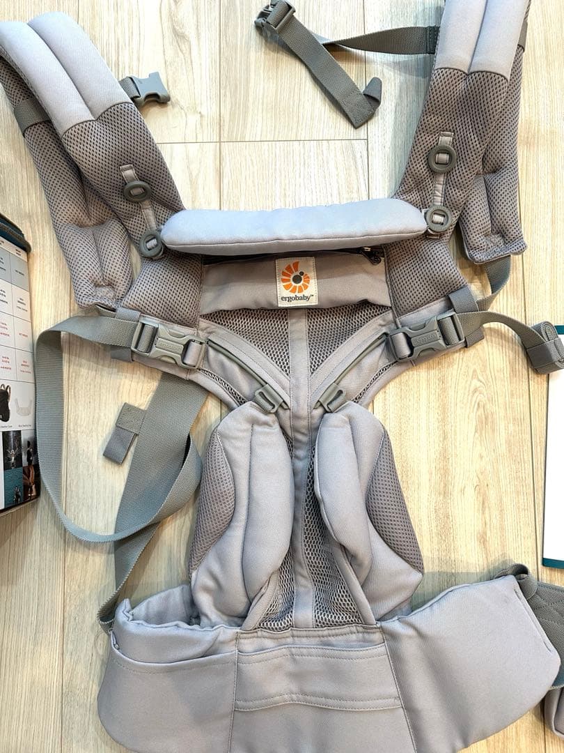 美品⭐︎エルゴベビー オムニ360 クールエア メッシュ 抱っこ紐 グレー