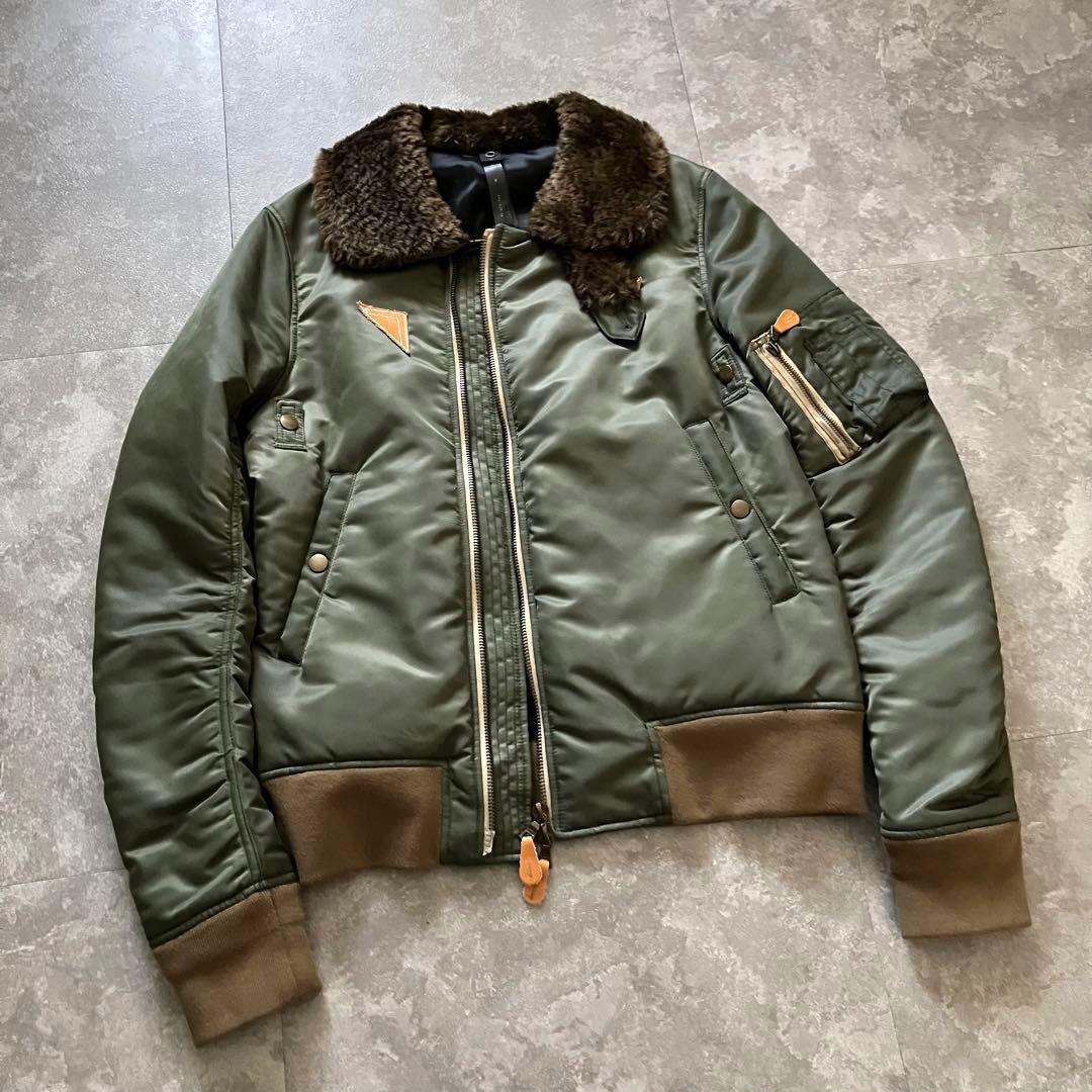 ジャケット・アウター wjk vintage 66 nylon neo B-15 bomber jkt