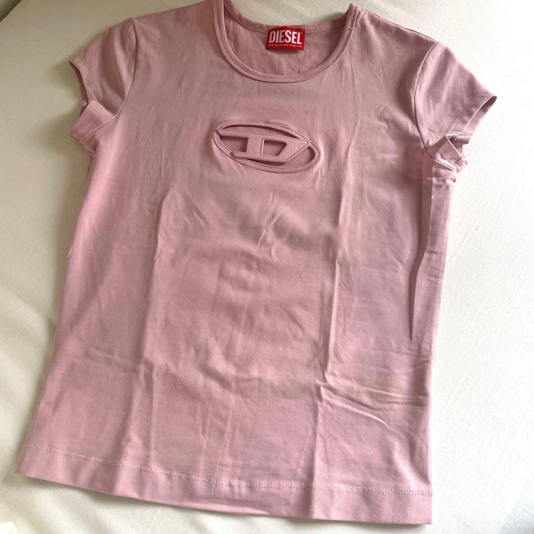 DIESEL♡ディーゼル T-ANGIE オーバルDロゴ　Tシャツ