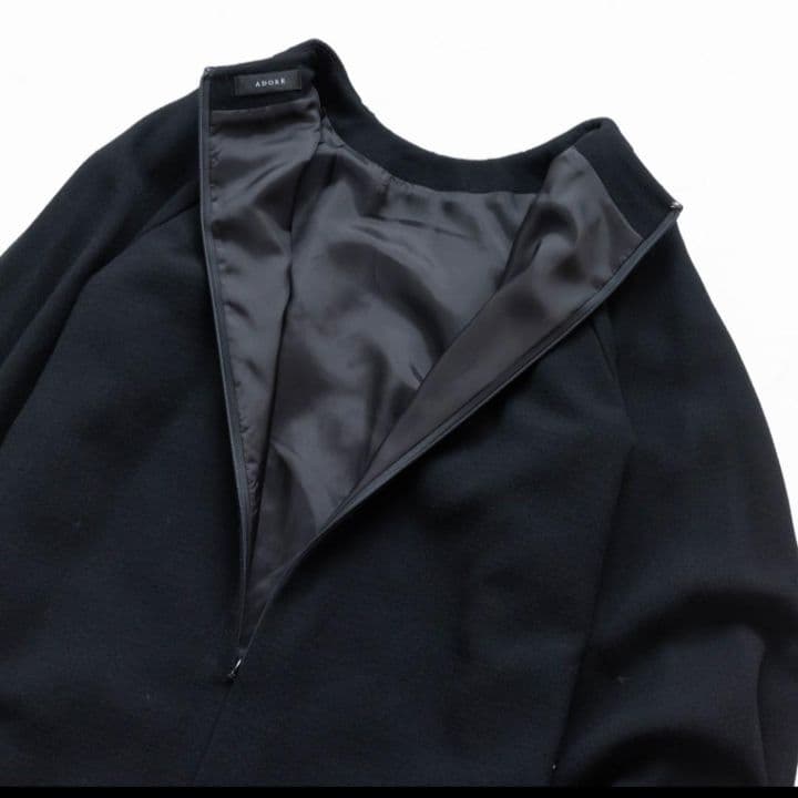 【ADORE】BLACK LABEL マリアツイードワンピース　切り替え　38