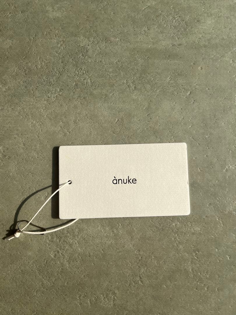 anuke カシュクールニットカーディガン　ナチュラル