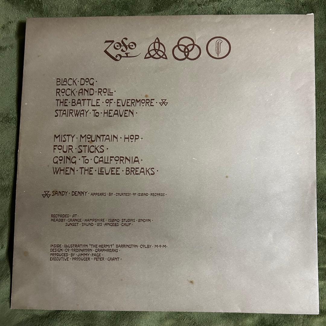 ［名盤］レッド・ツェッペリン LP レコード　ロックロックンロール　ジミーペイジ