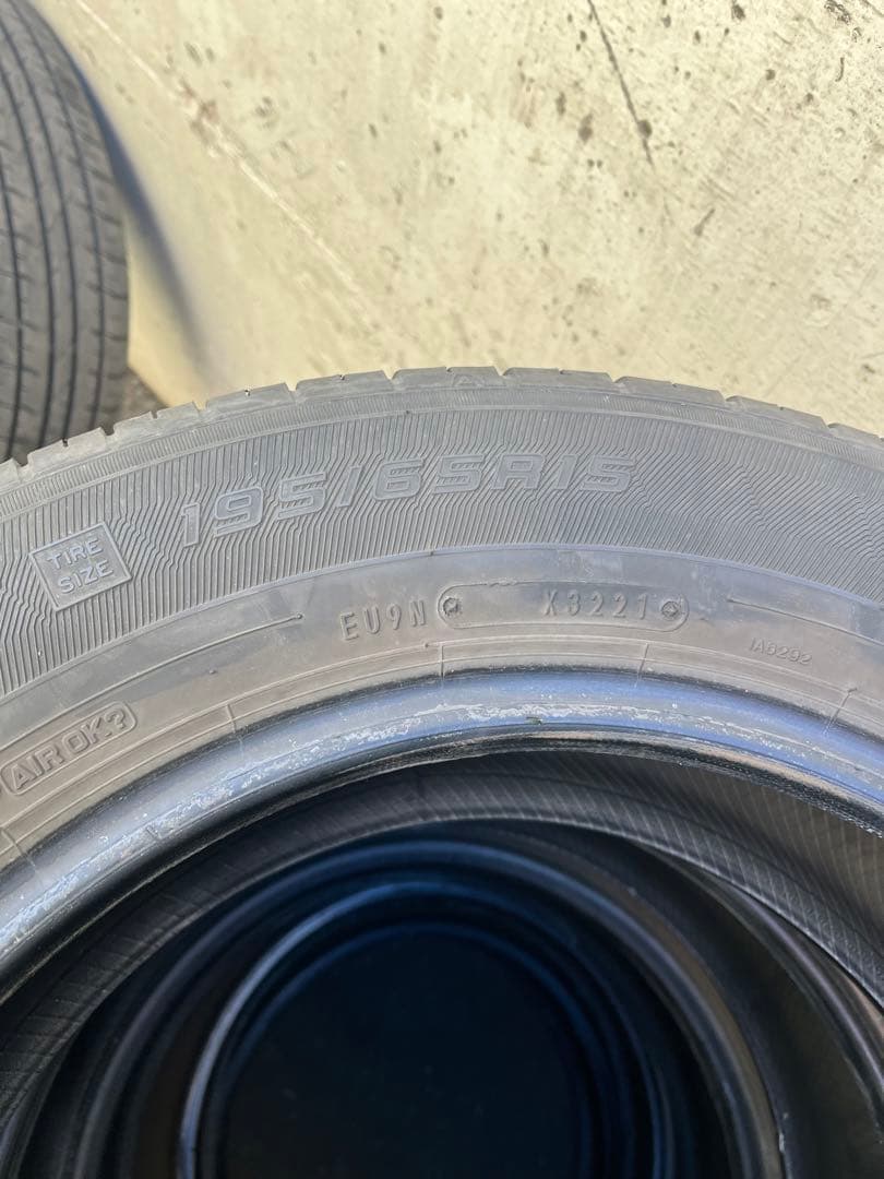 195/65R15◆ グッドイヤーEG０１　4本セット 2021年製　送料込み