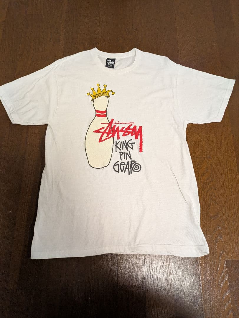 【mi】stussy ボウリングピン Tシャツ M