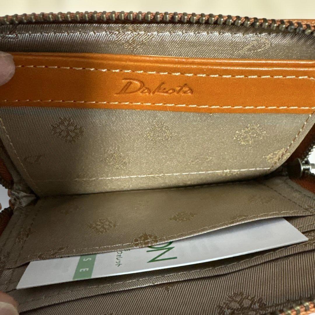 Dakota 二つ折り財布 オレンジ