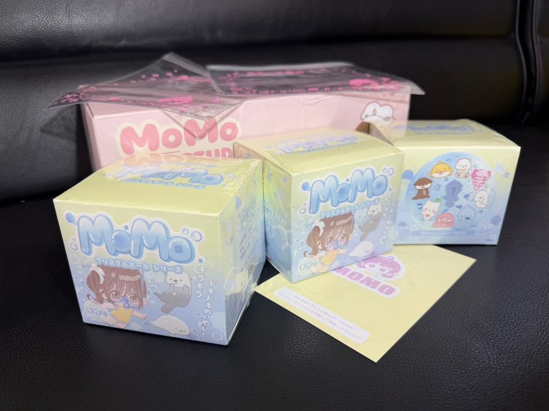 即日発送【3個未開封】海洋シリーズ 第1弾 MOMO クリスタル スクイーズ