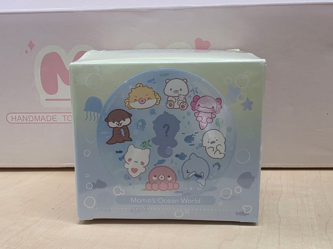 即日発送【3個未開封】海洋シリーズ 第1弾 MOMO クリスタル スクイーズ
