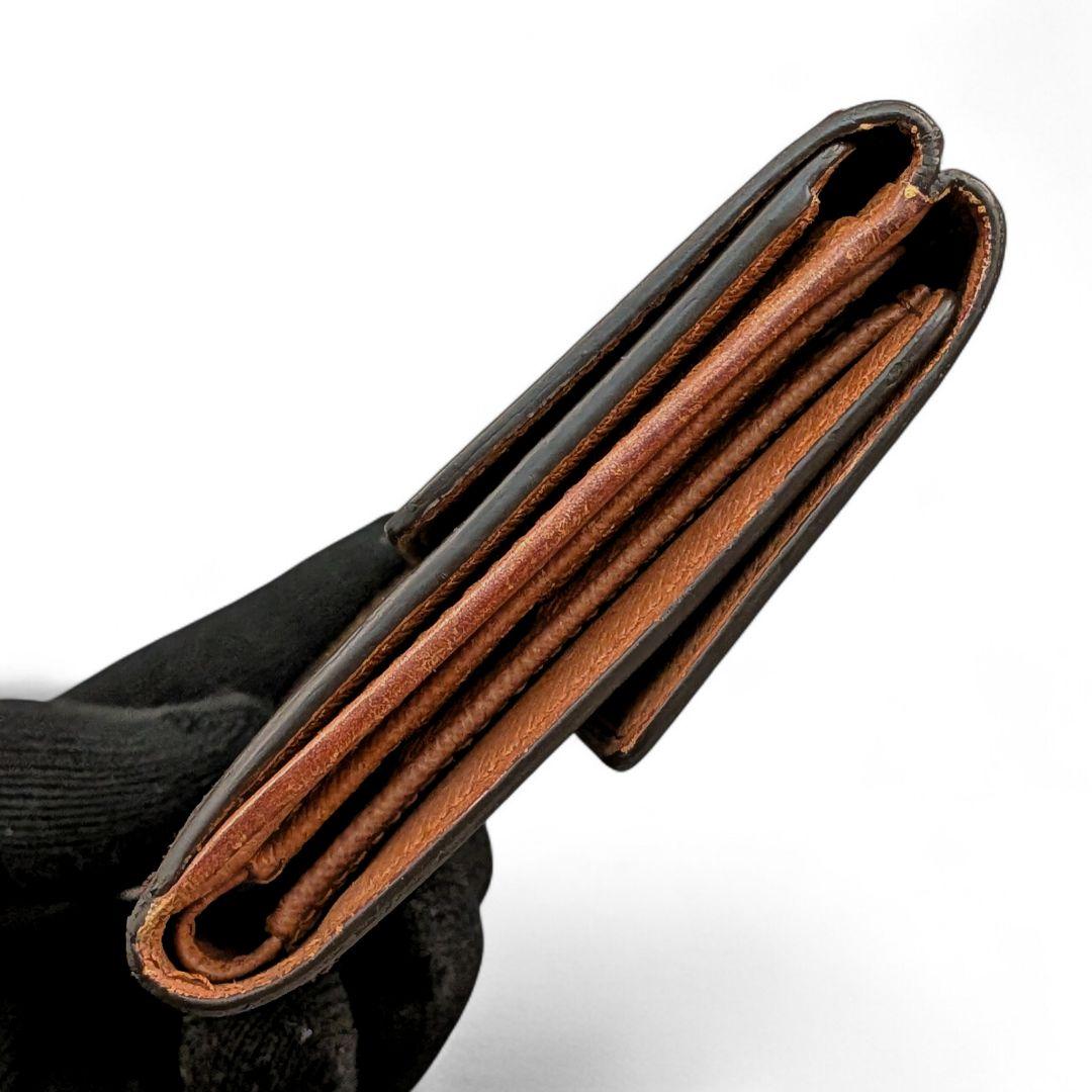 良品 ルイヴィトン モノグラム ポルトモネ ビエ カルトクレディ 三つ折り財布