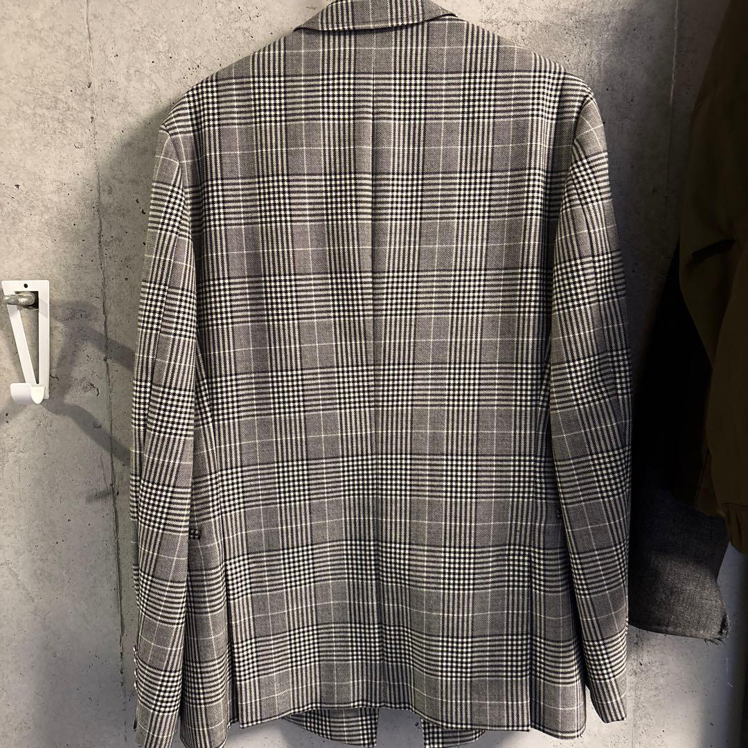 Burberry London グレンチェック柄　ダブルジャケット