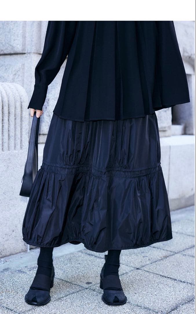 新品未使用【ENFOLD】RANDOM-GATHER SKIRT 38