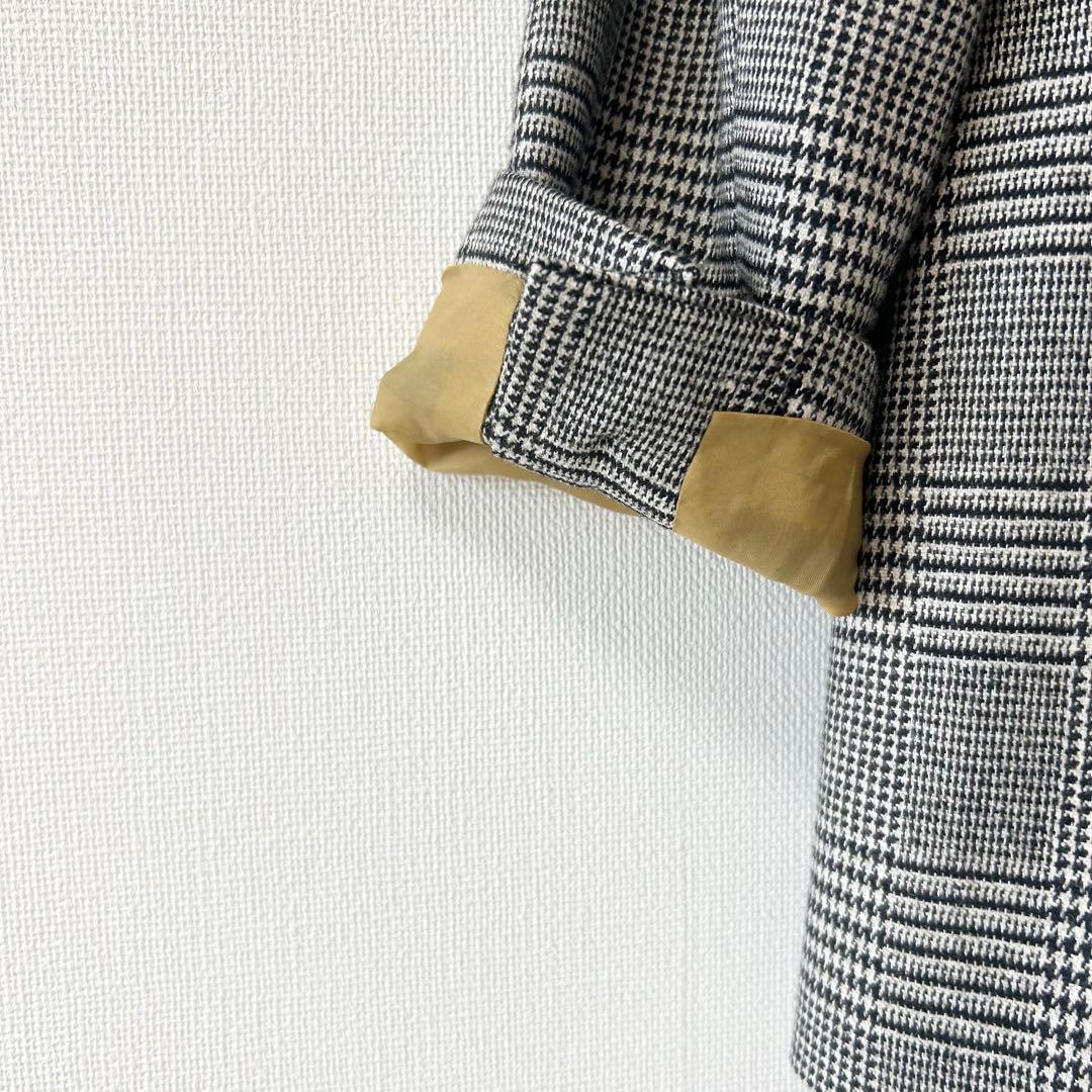 美品✨トゥモローランド　ツイードハウンドトゥース ダブルブレストジャケット　36