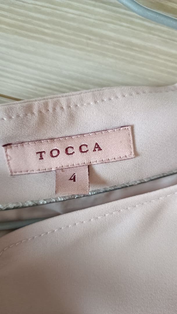 toccaサイズ4【消臭・洗える！】ピンクノースリーブワンピース