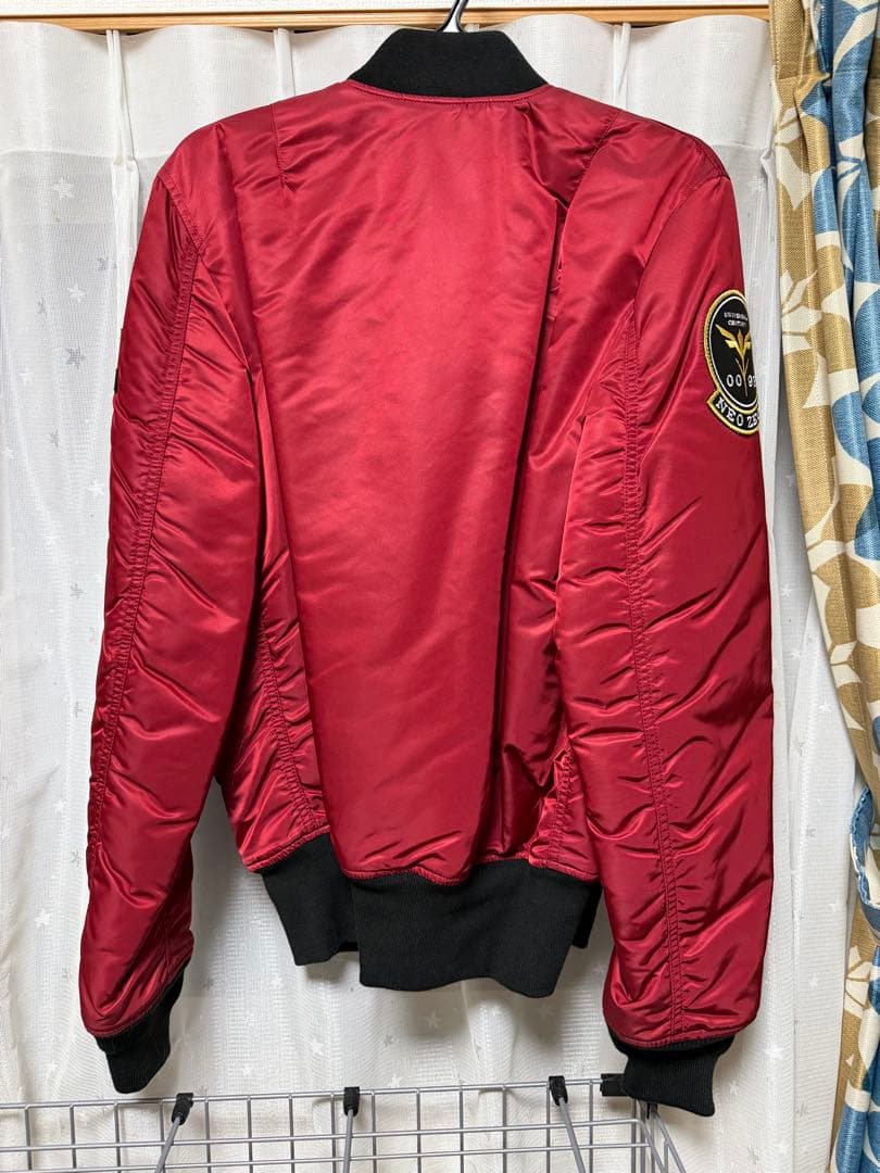 ALPHA INDUSTRIES CHAR AZNABLE MA-1ジャケット