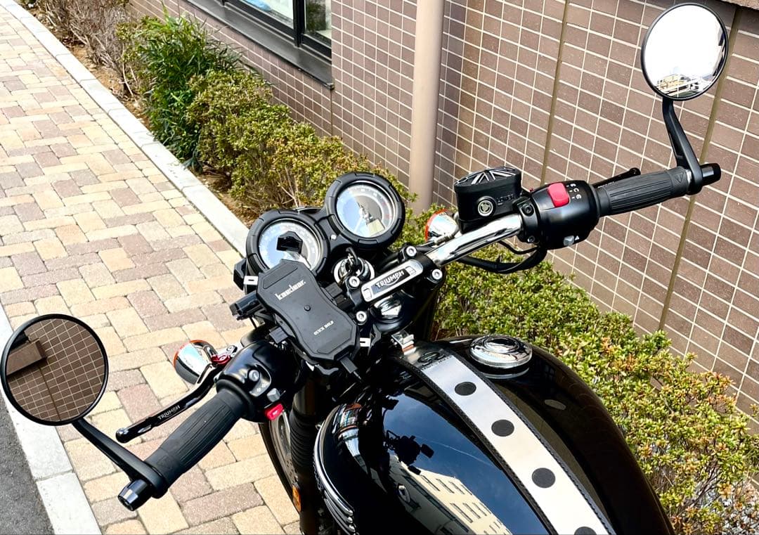 TRIUMPHトライアンフ 純正オプション　 バーエンドミラー A9630716