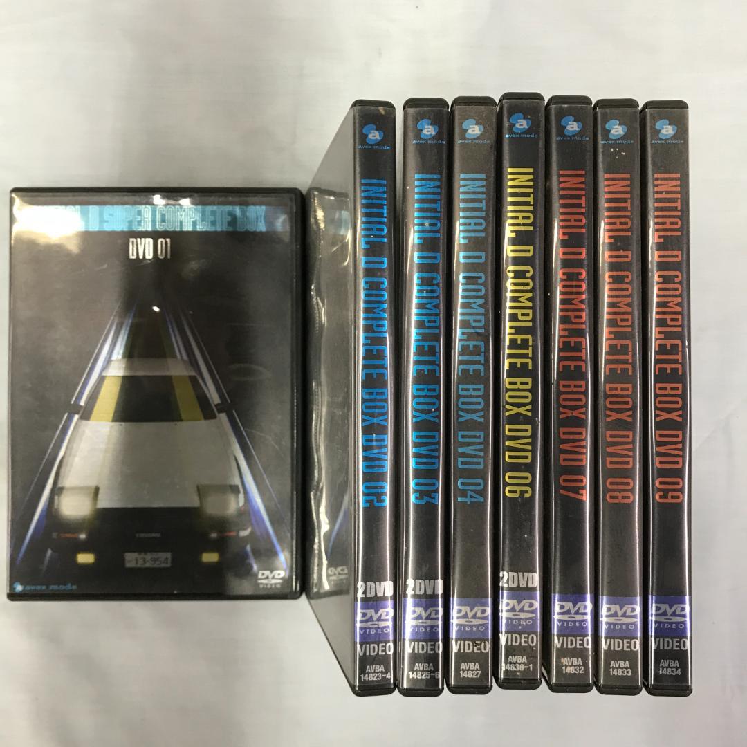 DVD 8本セット 頭文字D COMPLETE BOX DVD1-4・6-9