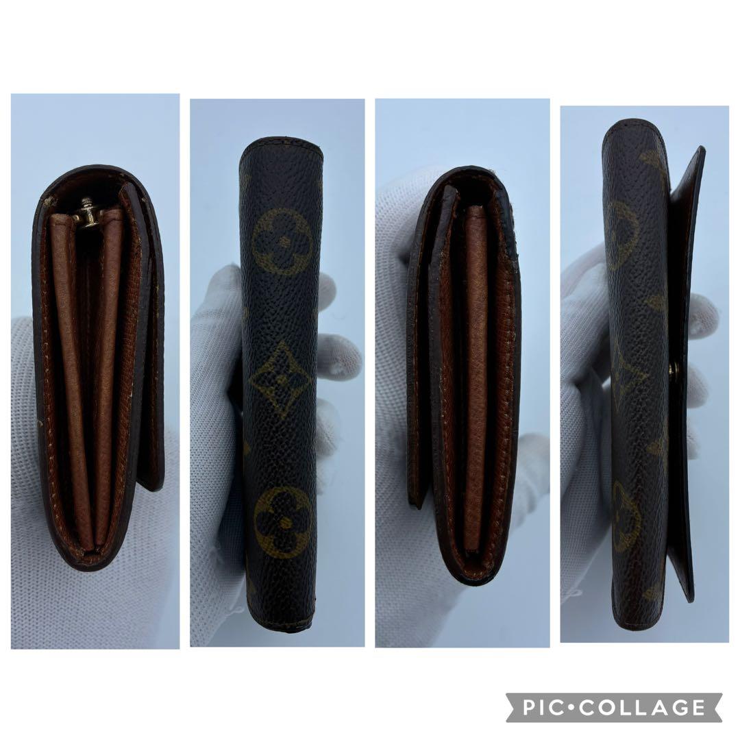 ルイヴィトン モノグラム ポルトモネ ビエ トレゾール 二つ折り財布