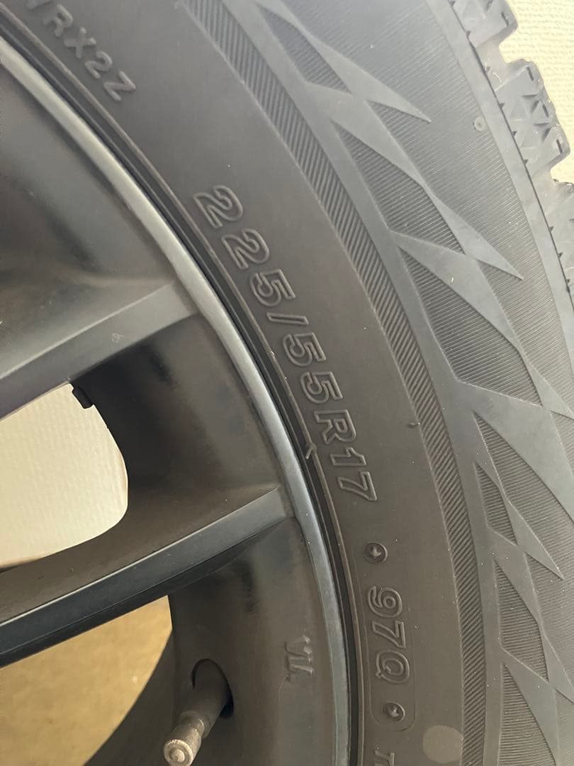 ブリザック　4本　VRX2 スタッドレス　ホイール付　225/55R17 直取可
