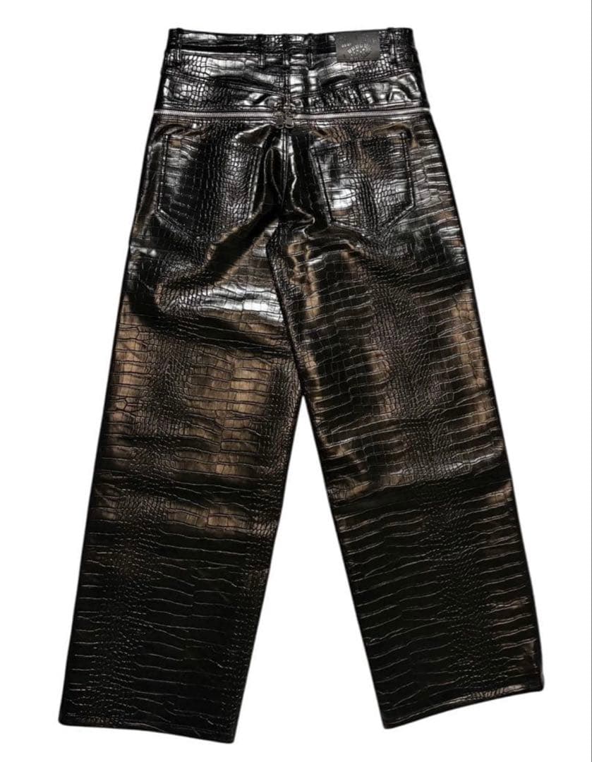 GOAR goar.archive クロコレザー 黒 L