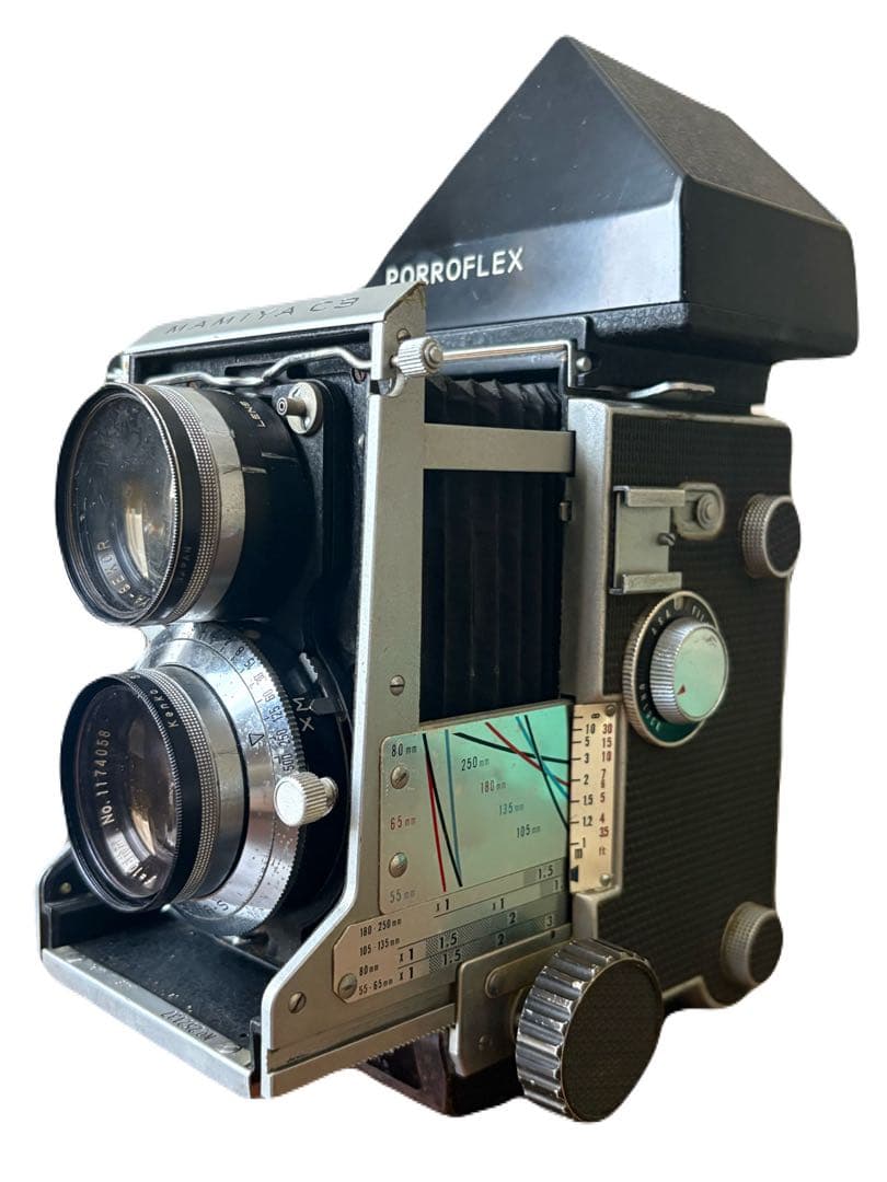 【希少】Mamiya C3 ＋ PORROFLEXファインダー付き｜ジャンク扱い