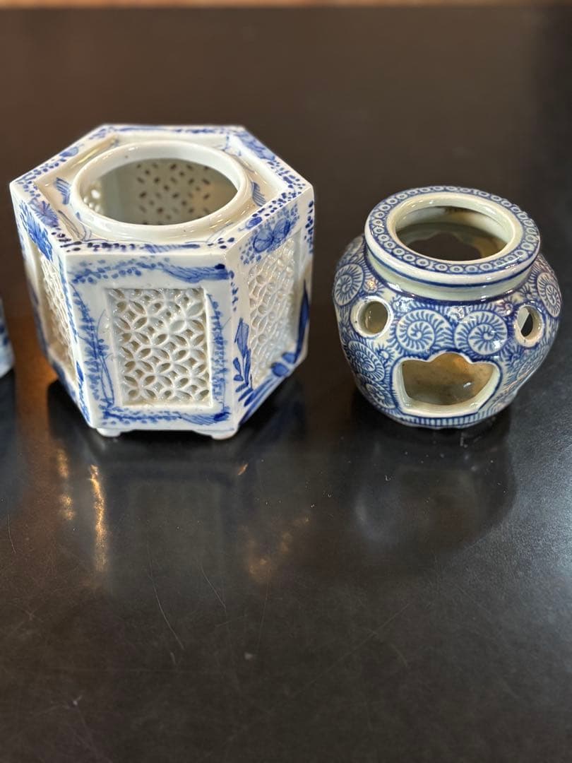 アンティーク品　盃台　4個セット 時代物