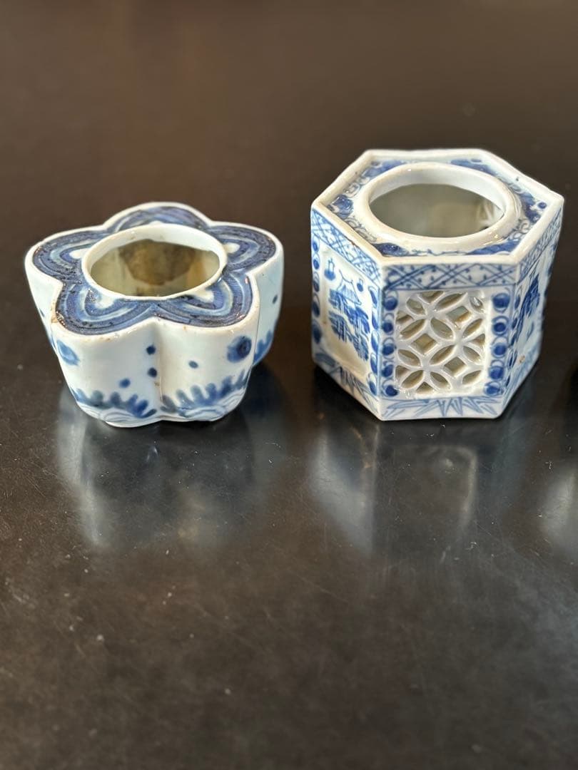 アンティーク品　盃台　4個セット 時代物