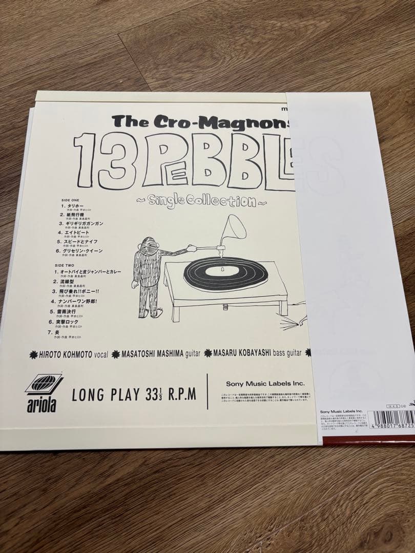 ザ・クロマニヨンズ　13ぺブルズ　シングルコレクション 希少アナログ盤