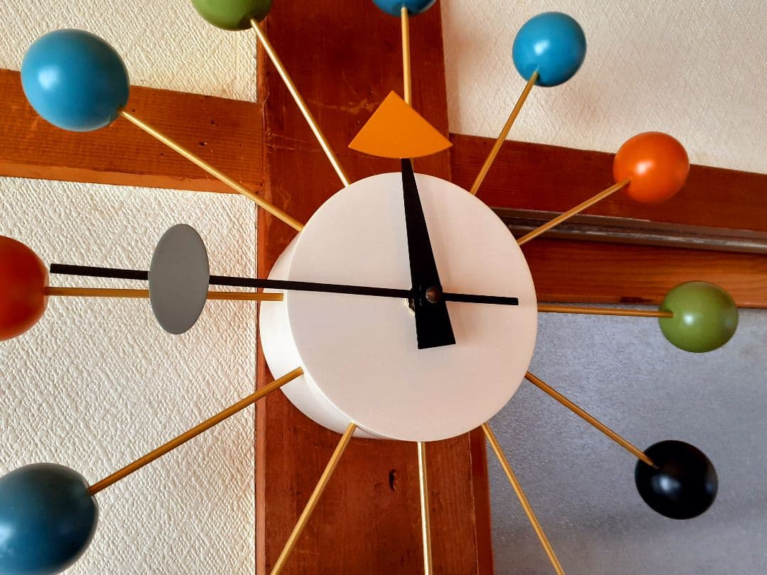 vitra　ジョージ・ネルソン　ボールクロック　マルチカラー　ミッドセンチュリー